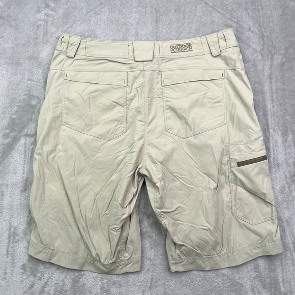 Outdoor Research Equinox Shorts Mens 32 Kahki Cargo Gorpcore Outdoors 11" Inseam - Picture 2 of 14